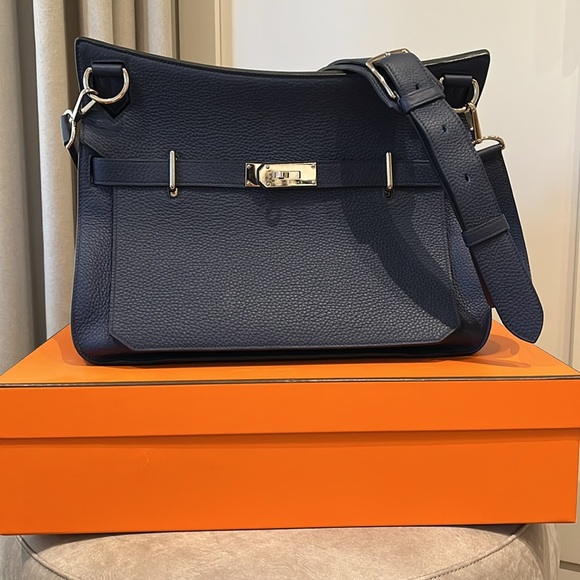 HERMÈS Authentic Jypsiere Bag with Palladium Hardware - Picture 11 of 12